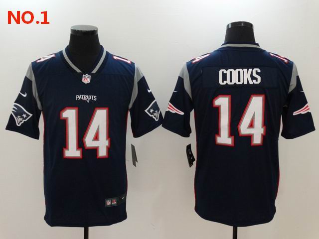 Men's New England Patriots #14 Brandin Cooks Jerseys-24